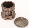 Picture of Cold Cast Bronze Greek Pantheon Zodiac Rotating Trinket Box