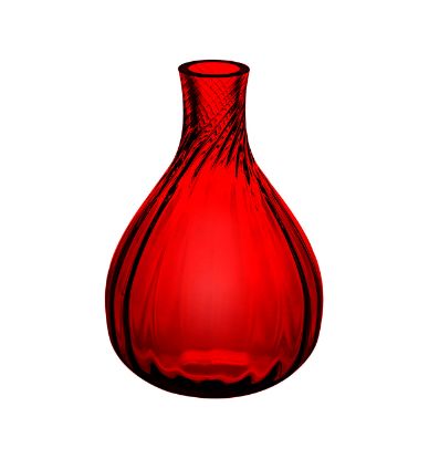 Picture of Vista Alegre Color Drop Bud Vase - Red