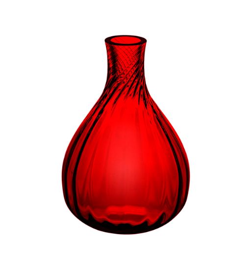Picture of Vista Alegre Color Drop Bud Vase - Red