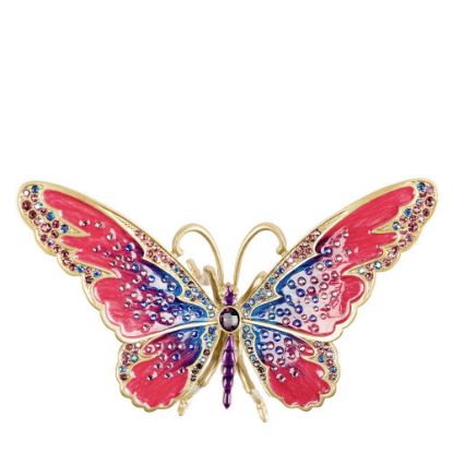 Picture of Jay Strongwater Puccini Large Butterfly Figurine in Pink