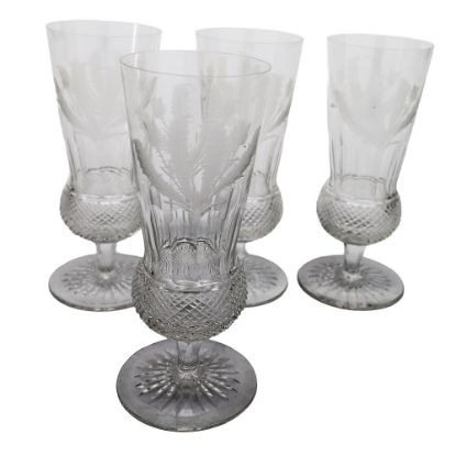 Picture of Edinburgh Crystal "Thistle" Champagne Flute
