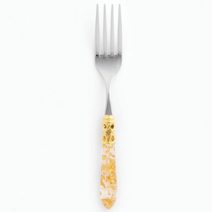 Picture of Vietri Aladdin Gold Fleck Serving Fork