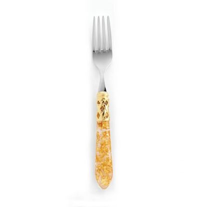 Picture of Vietri Aladdin Gold Fleck Salad Fork