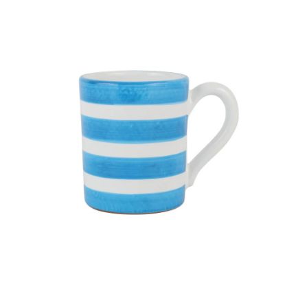 Picture of Vietri Amalfitana Aqua Stripe Mug