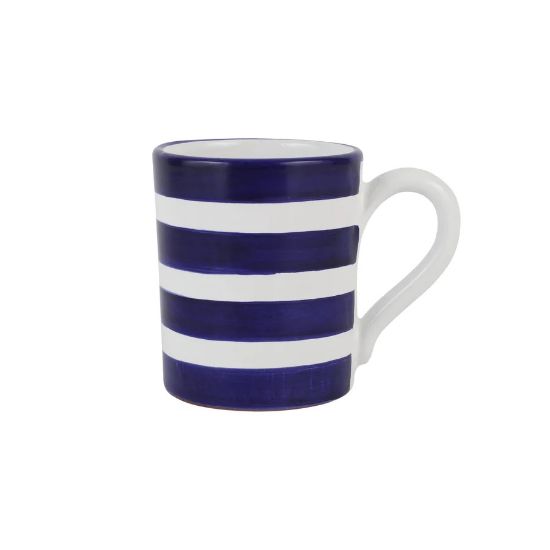 Picture of Vietri Amalfitana Cobalt Stripe Mug