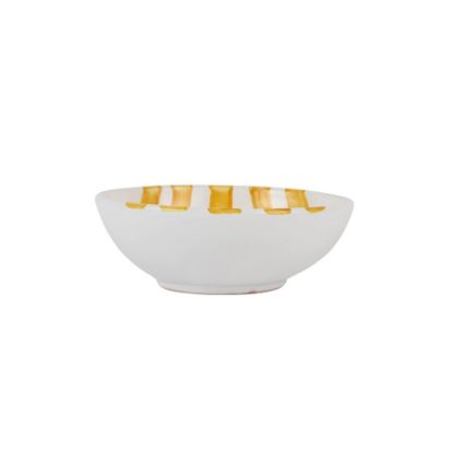 Picture of Vietri Amalfitana Yellow Stripe Cereal Bowl