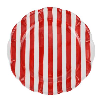 Picture of Vietri Amalfitana Red Stripe Round Platter