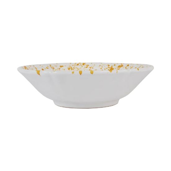 Picture of Vietri Amalfitana Yellow Splatter Serving Bowl