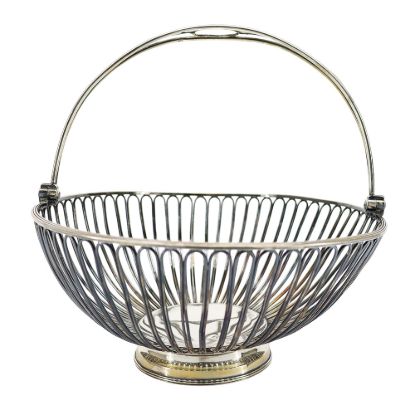 Picture of Antique 1793 English Sterling Silver Fruit Basket by John Wakelina & Robert Garrard, London