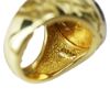 Picture of 18k Yellow Gold Coin and Diamond Men's Ring
