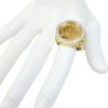 Picture of 18k Yellow Gold Coin and Diamond Men's Ring