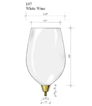 Picture of Edgar Berebi White Wine Bowl #107G (to be paired with Edgar Berebi stems)
