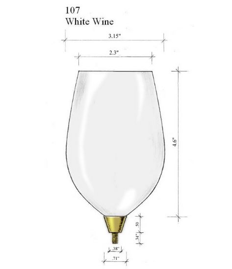 Picture of Edgar Berebi White Wine Bowl #107G (to be paired with Edgar Berebi stems)