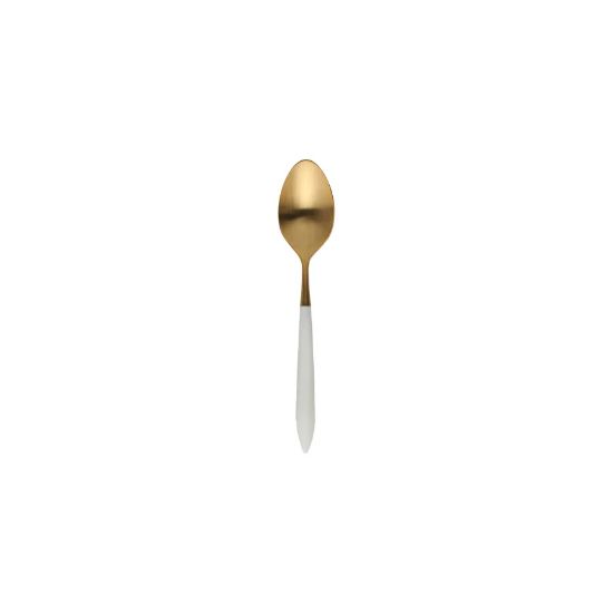 Picture of Vietri Ares Oro White Demitasse Spoon