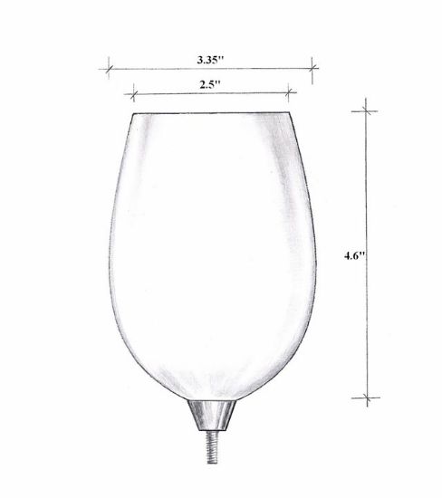 Picture of Edgar Berebi Wine Bowl #112G (to be paired with Edgar Berebi stems)