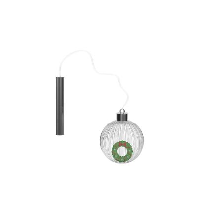 Picture of Ichendorf Milano 'Christmas Tales' Light Up Wreath Christmas Ornament