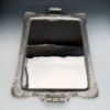 Picture of Antique 1835 Russian .840 Silver Handled Waiter Tray with Rose & Grape Motifs