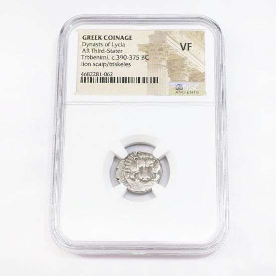 Picture of  Dynasty of Lycia, Trbbenimi, c.390-375 BC, Greek coinage, AR Third-Stater, NGC VF