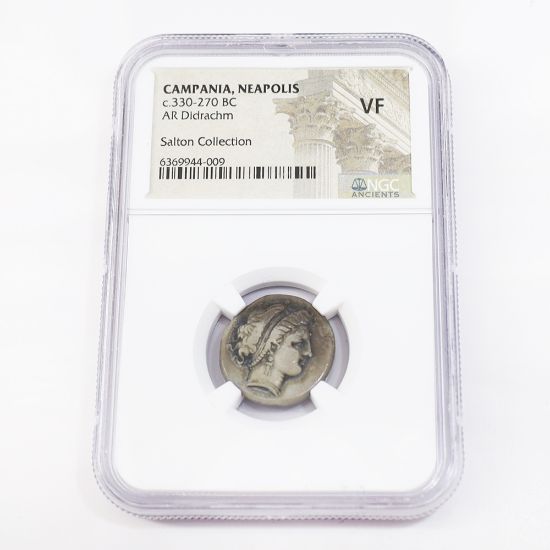 Picture of Campania, Neapolis c.330-270 BC AR Didrachm VF