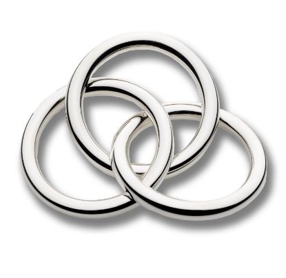 Picture of Triple Ring Rattle, Sterling Silver