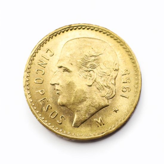 Picture of Mexico 5 Pesos Gold Coin – .900 Fine Gold