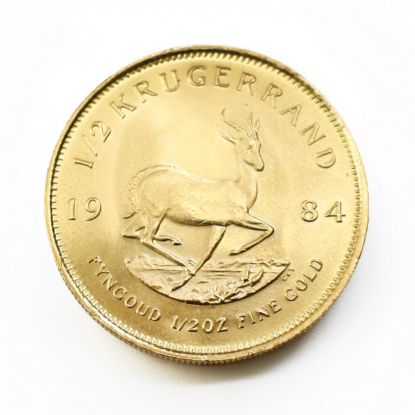 Picture of 1/2 oz Gold Krugerrand – Random Year (Our Choice)