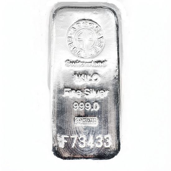 Picture of Silver 32.15ozt 'Kilo' Generic Bars, Assorted