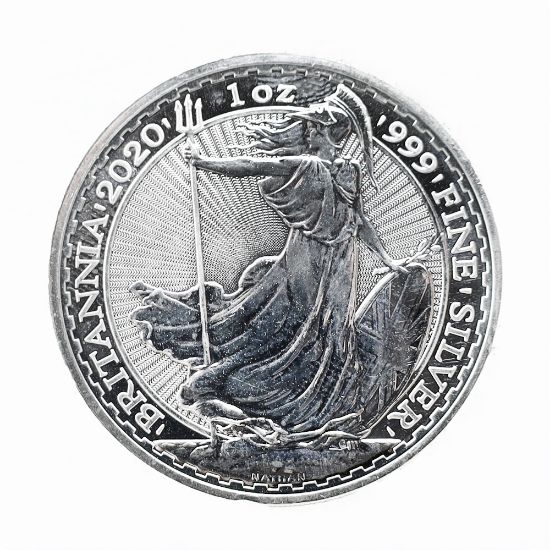 Picture of 1 ozt Silver Britannia – .999 Fine Silver Coin – Random Dates (Our Choice).
