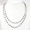 Picture of 18k White Gold Black Diamond Necklace 