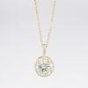 Picture of 14k Yellow Gold 1.62CT Round Brilliant Necklace 
