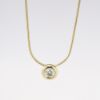 Picture of 14k Yellow Gold Diamond Necklace 