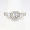 Picture of 14k Two Tone Diamond Engagement Ring 