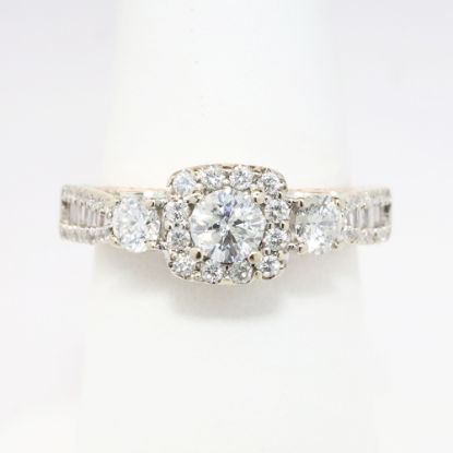 Picture of 14k Two Tone Diamond Engagement Ring 
