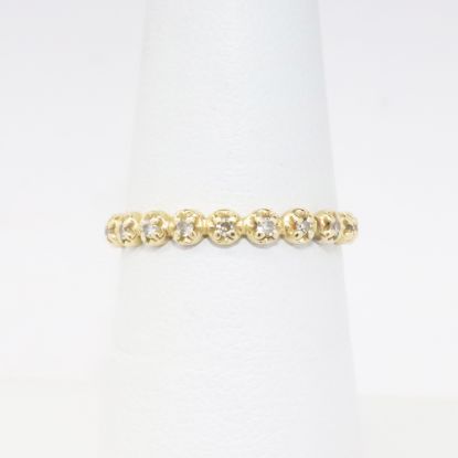 Picture of 14k Yellow Gold Eternity Diamond Band 