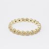 Picture of 14k Yellow Gold Eternity Diamond Band 