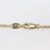 Picture of 14k Yellow Gold Aquamarine & Diamond Necklace 