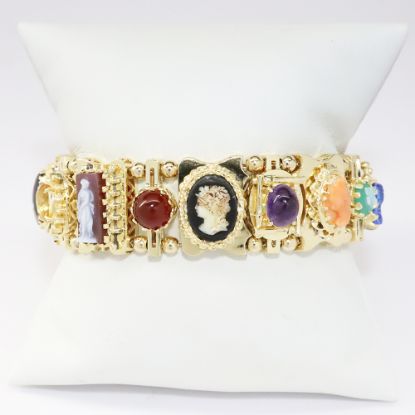 Picture of 14k Yellow Gold Slide Bracelet 