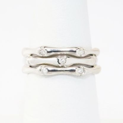 Picture of 14k White Gold Diamond Band 
