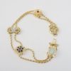 Picture of 14k Yellow Gold Opal & Diamond Slide Bracelet 