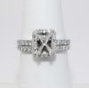 Picture of 14k White Gold Diamond Semi-Mount Bridal Set 
