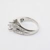 Picture of 14k White Gold Diamond Semi-Mount Engagement Ring 
