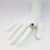 Picture of 18k Yellow Gold Lapis Lazuli Ring 