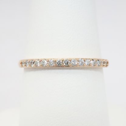 Picture of 14k Rose Gold Diamond Band 