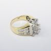 Picture of 14k Yellow Gold Emerald Cut Diamond Engagement Ring 