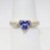 Picture of 14k Yellow Gold Tanzanite & Diamond Ring 