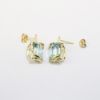 Picture of 14k Yellow Gold Blue Topaz Dangle 