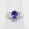 Picture of 18k White Gold Tanzanite & Diamond Ring 