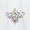 Picture of 14k White Gold 1.25CT Marquise Diamond Engagement Ring 
