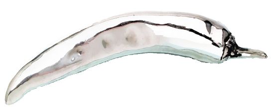 Picture of Electroformed Sterling Silver Jalapeno Pepper Figurine