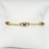 Picture of 18k Yellow Gold Alexandrite & Diamond Bracelet 